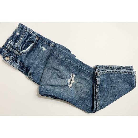 Gap Kids • 90’s High Rise Loose Jeans Destructed - Picture 1 of 9
